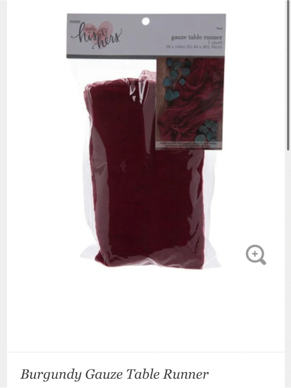 Burgundy and Navy Gauze Table Runners - Wedding